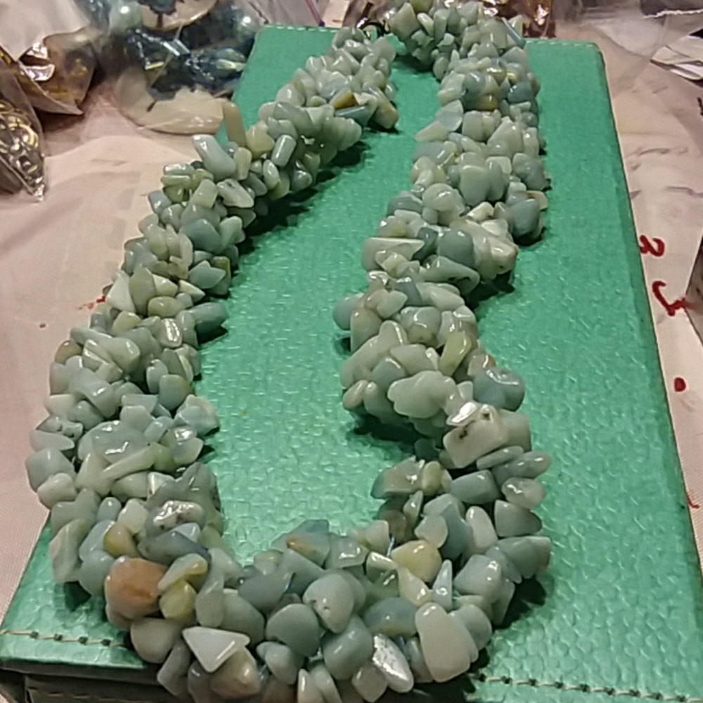 Real stone necklace